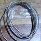 mylar tubing silver D 2.6
